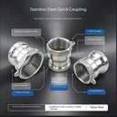 Aluminum Stainless Steel Coupling Quick Connect Fittings with BSPP Thread Camlock Coupling Cast Stainless Steel Camlocks