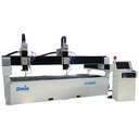 Double Head Cnc Water Jet Cutter Stone Waterjet Cutting Machine