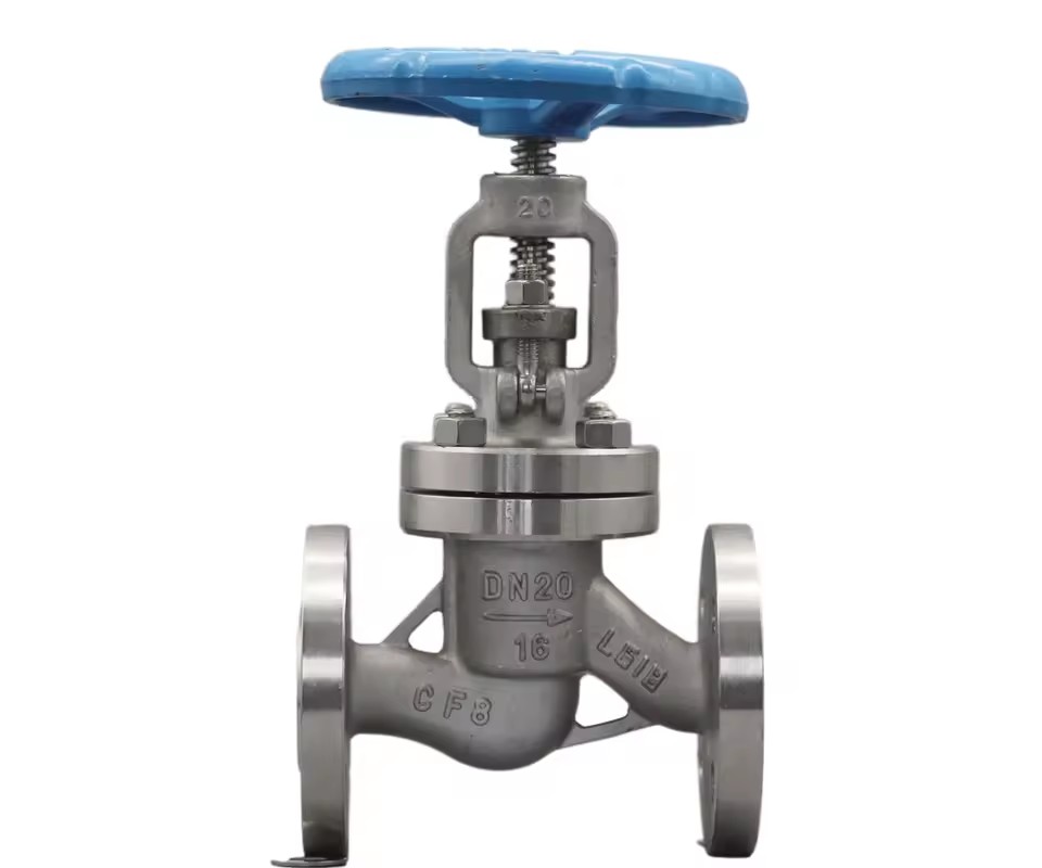 Manual Stainless Steel Globe Valve with Stop Structure for Water & Gas
