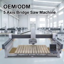 Automatic 5+1 Aixs PLC Motor Bridge Block Cutter Water Jet Cutting Machine Stone 5 Axis