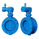 Worm Gear Double Eccentric Pipeline Butterfly Valve, Soft Seated, PN16, OEM, 3"-12" for Water Supply Pipeline Network