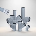 110mm 125mm 200mm Durable PP Material Noise Free Drainage Pipe and Fittings with Easy Installation CE Certified