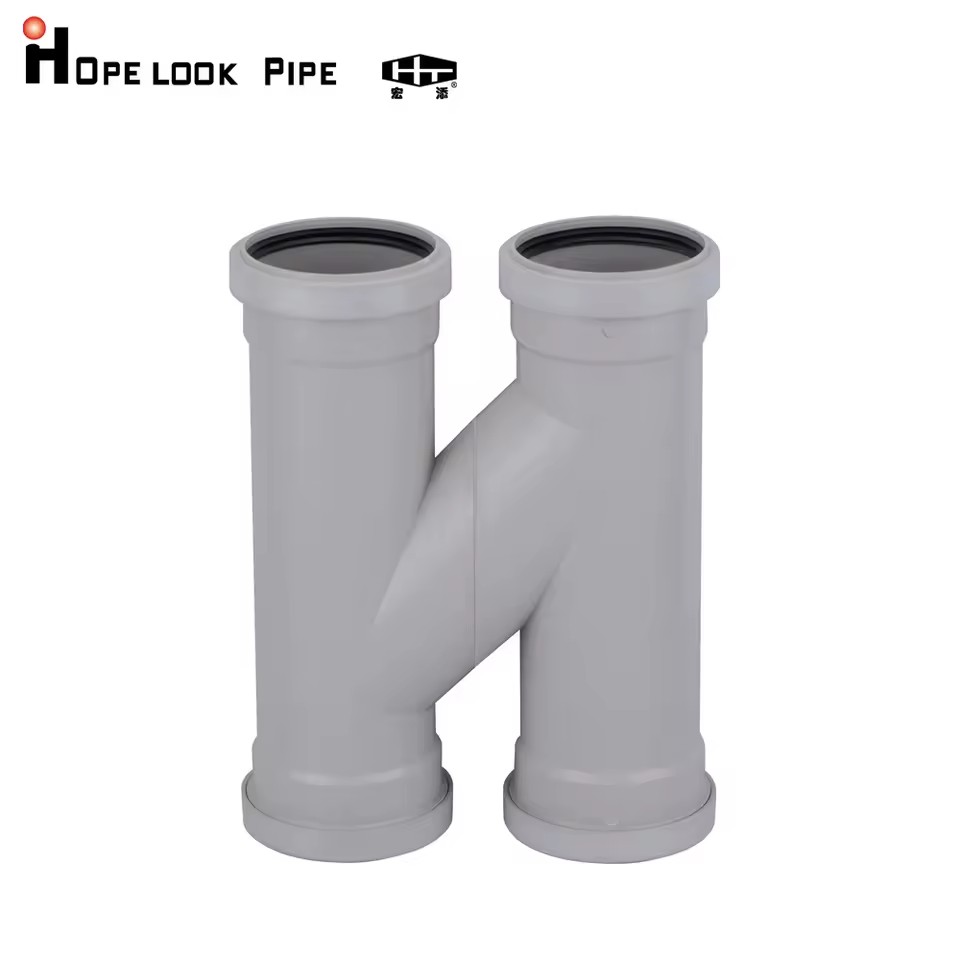 School Toilet Drainage PU Material H-Shaped Same Layer Drainage Pipe 4m Shanghai