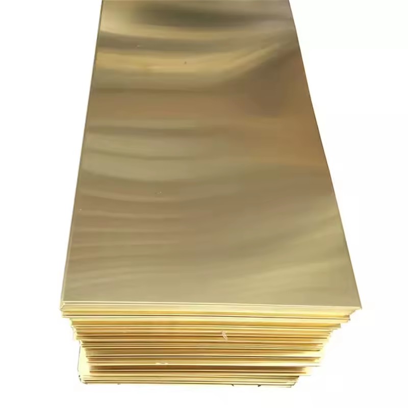 C17500 Pure Copper Plate 8mm Thickness Polished Brass Bronze Decorative Applications-Welding Cutting Bending Punching Included