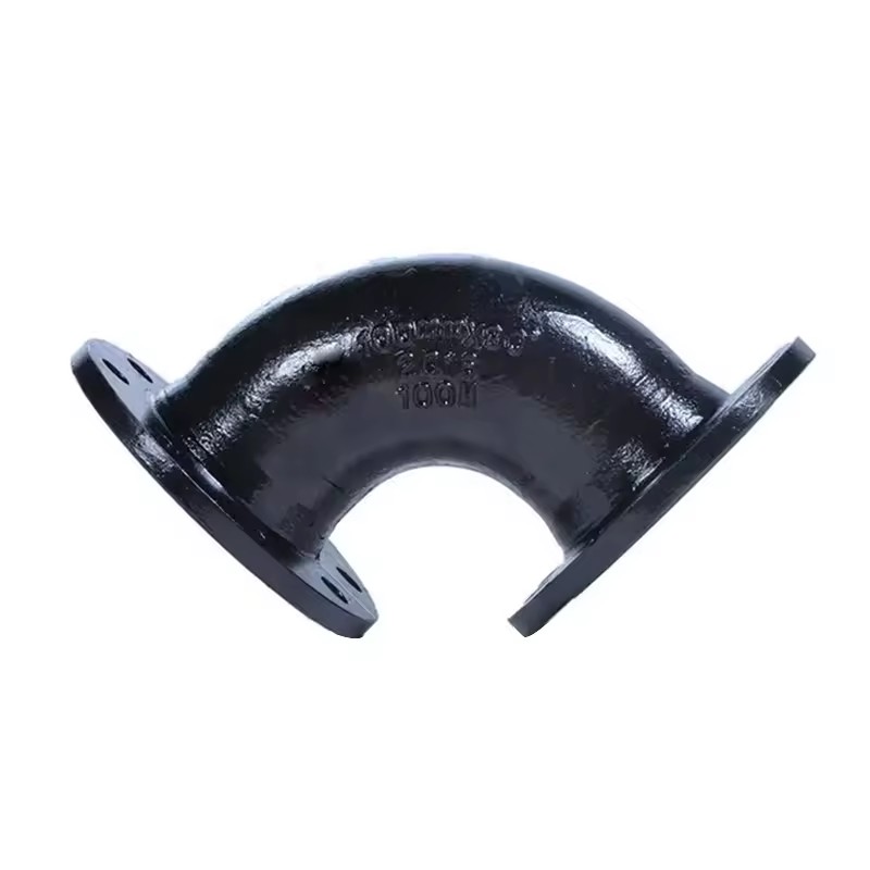 DN300 DN350 DN400 Cast Iron Bitumen Painted Anticorrosion High Pressure Smooth Ductile Iron Pipe Fittings
