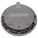 EN124 Ductile Iron HDPE Aluminum Alloy Plastic Round Manhole Cover for Drain Water Sewer Drainage Durable Parking Safety