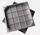 High Quality Custom Stainless Steel 304 316 FRP Waterproof Durable Invisible Manhole Cover for Parking Safety