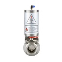 Stainless Steel Quick-install butterfly Valve Single Acting Clamp butterfly Valve Sanitary Pneumatic butterfly Valve