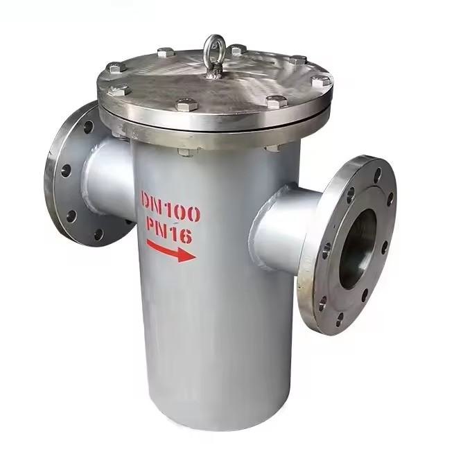 High Quality Fully Automatic Water Treatment Flange Filter Decontamination Filter Stainless Steel Basket Filter