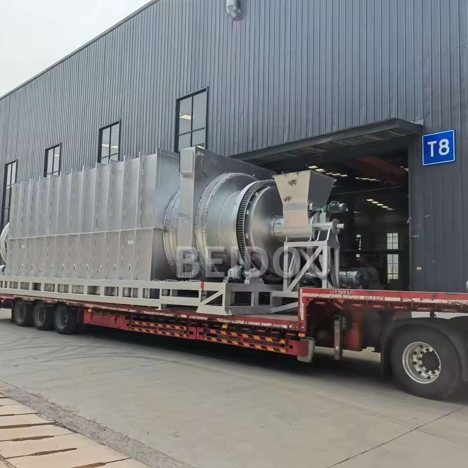 Lithium Battery High Temperature Cracking Rotary Kiln Industrial Hazardous Waste Recycling Equipment Motor Bearing Engine