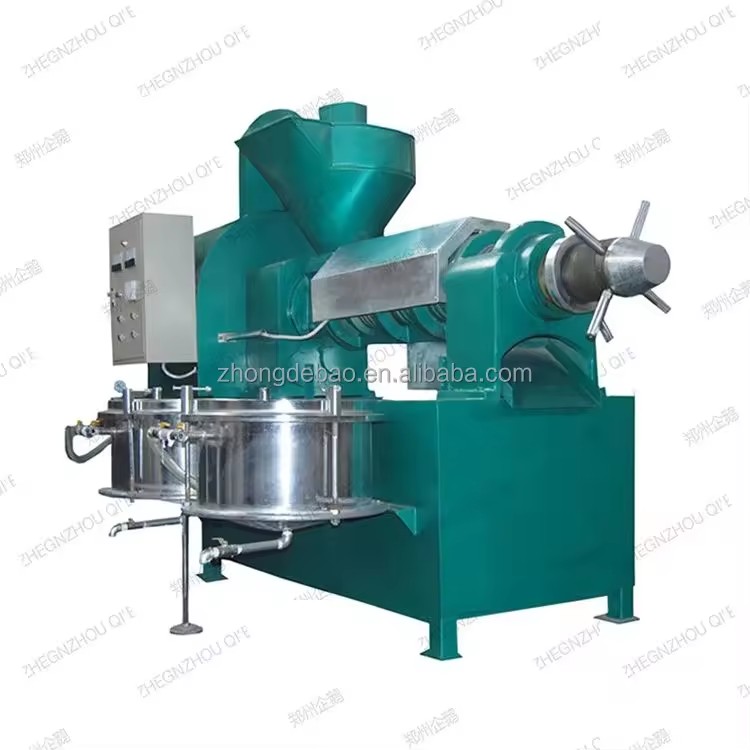 All in One Mustard Cold Oil Making Machine Soybean Sunflower Oil Extractor Machine Small Scale Oil Deodorizer Machine