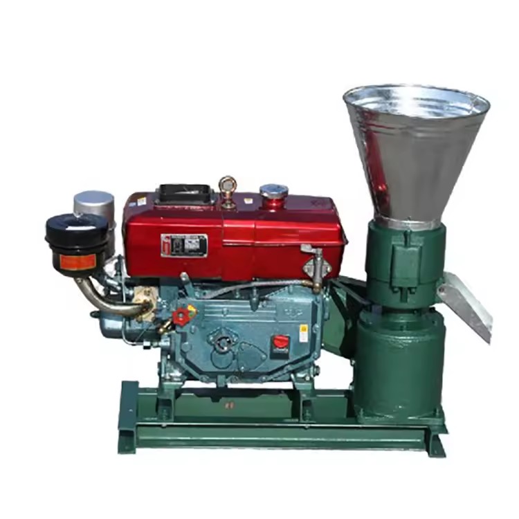 Mini Diesel Animal Poultry Pelletizer Animal Feed Pellet Machine