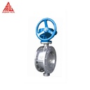 D343W Butterfly Valve Worm Gear Box DN250 10 Inch Triple Eccentric CF8 CF8M Stainless Steel Flange Butterfly Valve