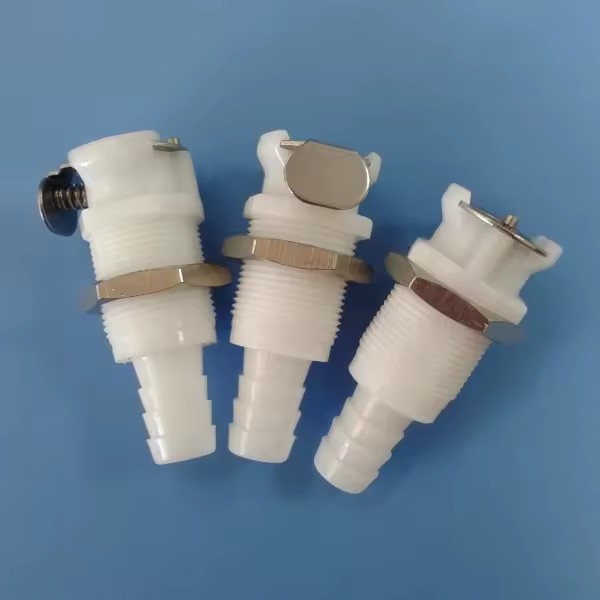 3/8" POM Plastic Quick Connect Coupling Pipe Fitting Body