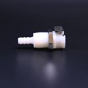 Big Flow 1/4" POM/EPDM Female Plastic Quick Release Coupling Panel Mounting Disconnection Hydraulic Connector BLD1604PH