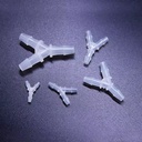 PP Plastic Y Type Joint Three-way Connector