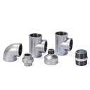 FM UL Malleable Cast Iron Zinc Plated Pipe Fittings for Water Pipe System with Casting Technology OEM/ODM Customized