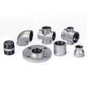 High Quality Zinc Plated Casting Elbows Malleable Iron Pipe Fittings for Industrial Water Pipe Systems 3 Year Warranty OEM/ODM