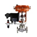Customized Pneumatic Operated Control Valve with Digital Positioner Available PressurePN16.PN25.PN40