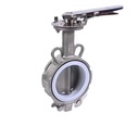 Factory Supply Best Price Stainless Steel Handle PTFE Wafer butterfly Valve UL certification