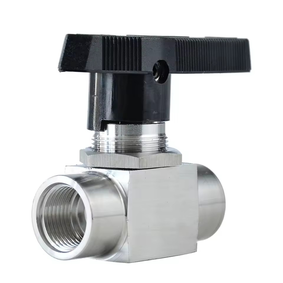 HI-TEK LG1110 Female Thread Manual 2 Way Ball Valve 1/8" to 3/4" BSP Stainless Steel 304 High Pressure High Temperature OEM