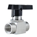 HI-TEK LG1110 Female Thread Manual 2 Way Ball Valve 1/8" to 3/4" BSP Stainless Steel 304 High Pressure High Temperature OEM