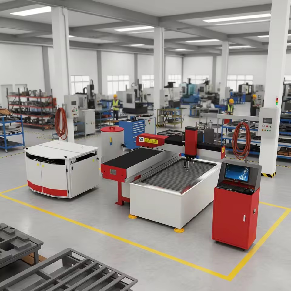 Factory Supply Water Jet Cutting Machine Equipment Waterjet Cutter