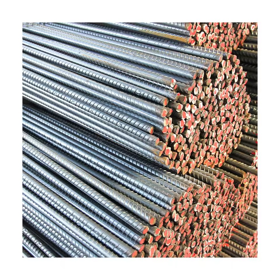 Deformed Steel Rebar HRB400 HRB500 10mm 12mm 16mm Reinforcing Bar for Concrete Construction ASTM A615 / BS4449
