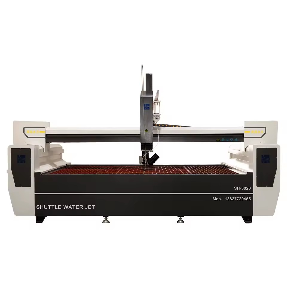 Factory Stone Cutter High Pressure Waterjet Gun 5-Axis 380V 40kW 0.1mm Precision Low Price