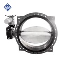 Electric Air Flow Control Valve Ventilation Butterfly Valve for Hot/Cold Air, Flue/Dusty Gas