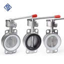 Stainless Steel Manual Soft Seal Wafer Butterfly Valve DN50 DN80 DN100