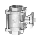 High Quality PN16 Hydraulic Industrial Welded High Pressure Platform Normal Temperature Ball Valve