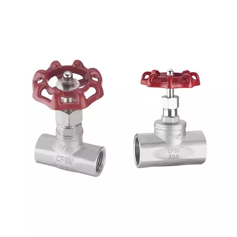 Manual Operated Control Air Water Oil Steam 304 Stainless Steel DN15 B Type 1/2"-3" Shutoff Globe Valve J11W-16P-DN15 PN1.6Mpa