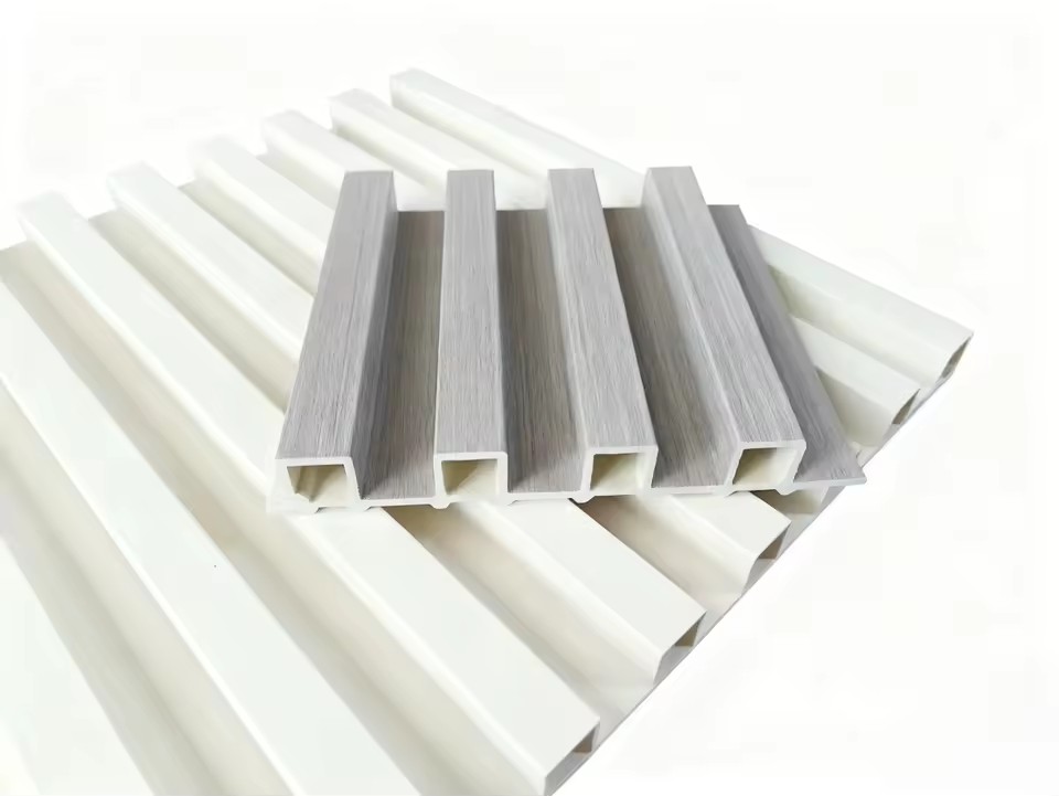 Lightweight Construction - Affordable WPC Interior Lining, Fire Resistant, Grooved Texture, Waterproof Quality