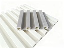 Lightweight Construction - Affordable WPC Interior Lining, Fire Resistant, Grooved Texture, Waterproof Quality