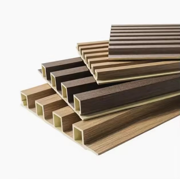 Interior Fluted Wall Panel Sheet Pvc Marble Wood Grain 3d Wpc Panels Indoor Wall Cladding