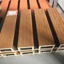 Interior Architectural WPC Wall Panel Wood Plastic Composite Fluted Lambrin