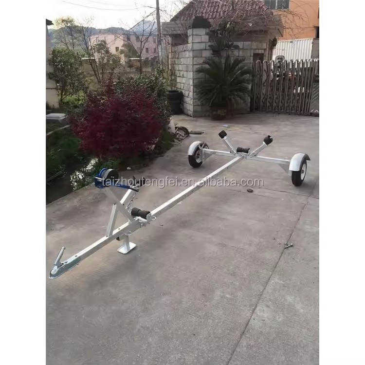 Big Hot Dipped Galvanized Adjustable / Foldable Boat Fashion Design Kayak Canoe Adjustable Boat Traile/marine Trailer