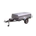 Good Quality Single Axle Galvanized Camp Box Trailer