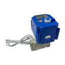 3-way Stainless Steel Ball Valve DC 12V/24V Motor Small Electric Actuator OEM IP67 CE Certified (1/4" to 1")