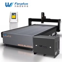 Forplus Cnc Waterjet Glass Cutting Machine 3 Axis Water Jet Cutter Glass With 50000psi Servo Direct Drive Pump