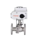 220VAC 24VDC Modulating Type Electric Actuator 4-20ma Electric Stainless Steel Flange Ball Valve Motorized Ball Valve