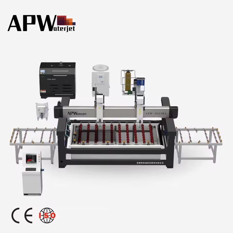 APW Factory Prices Waterjet Cutting Machine for Glass Water Jet Cutter