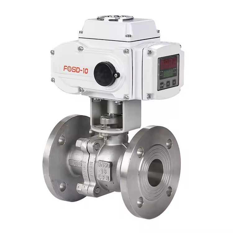 Electric Motorized Hard-sealing/Soft-sealing Flanged Ball Valve Actuator Stainless Steel 304/316 On/off Modulating Types