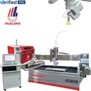 HLRC-3020 5 Axis High Pressure Precision CNC Waterjet Cutter for Marble Stone core motor gear bearing