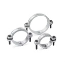 Factory Supply iron pipe fittings Tapping Saddle Galvanized Clamp Saddle Pipe Fittings Clamp Saddle