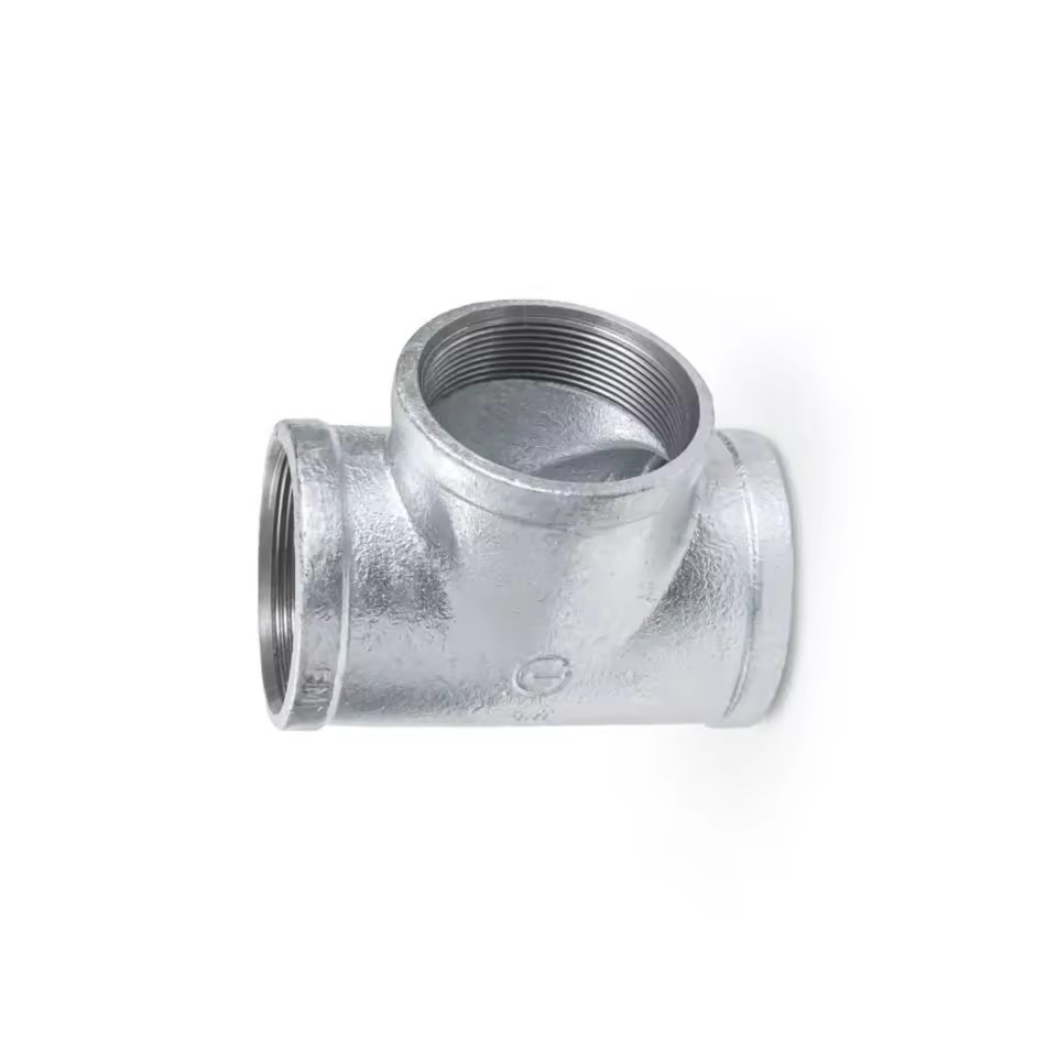 New Special Product Equal Tee Pipe Fitting Female NPT Thread Zinc Plated Corrosion Resistant for Plumbing Water Supply