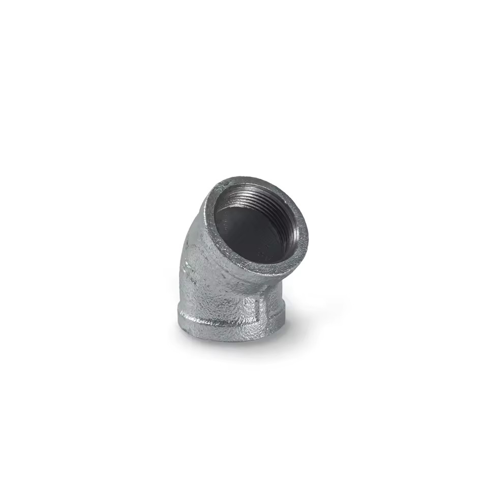 Low Price Best Quality TSP Brand Elbow 45 Degree Banded Malleable Iron Pipe Fittings High pressure pipe fitting Malleable iron