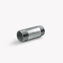 Straight Zinc Plated Steel Pipe Nipple 4 in NPT Female Thread High Pressure Corrosion Resistant for Plumbing Water Supply