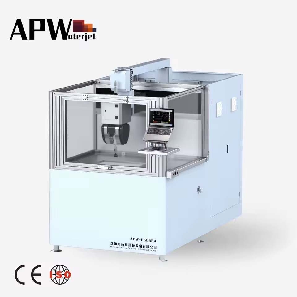 5 Axis Cnc Water Jet Mini Waterjet Machine Waterjet Cutting Pump Small Waterjet